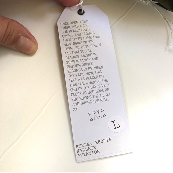 Boys + Arrows Wallace Aviation Bikini Bottom Pant - Picture 3 of 4